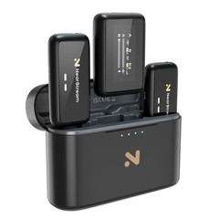 NearStream Wireless Lavalier Microphone for iPhone/Android/DSLR/Camera/PC, Wi…