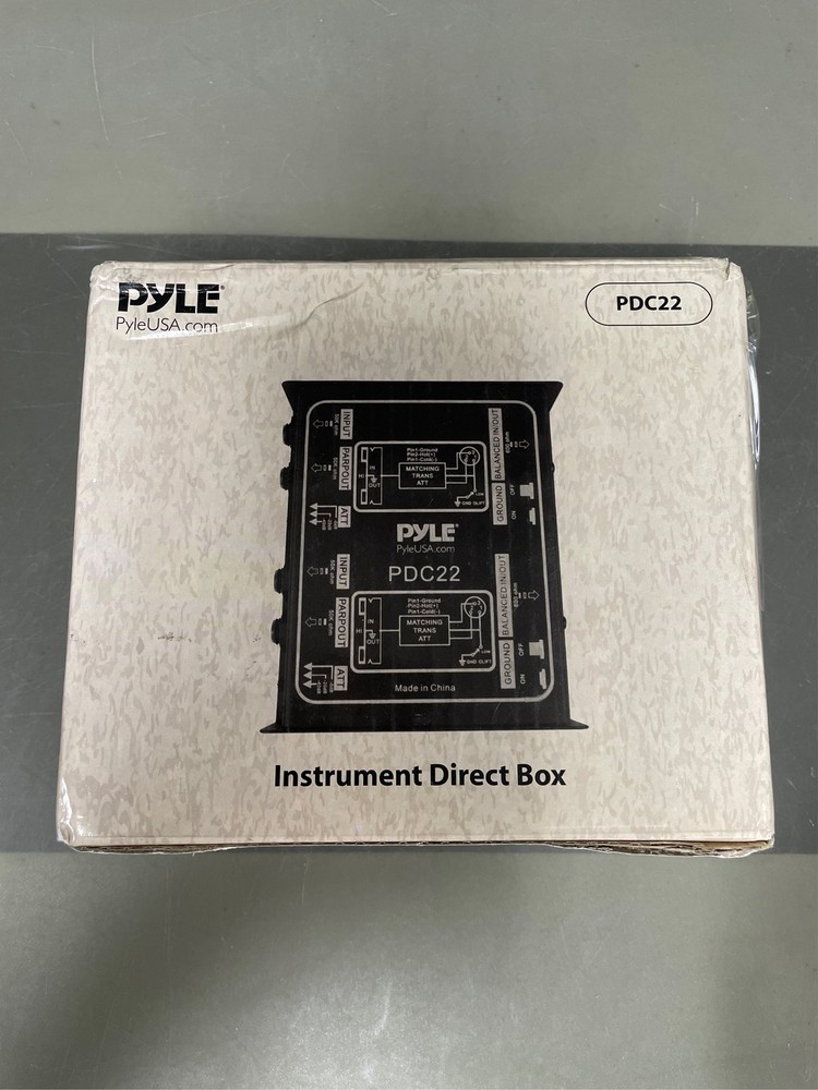 PYLE Premium Direct Injection Audio Box – Black