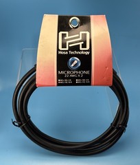NEW Hosa Technology 10 ft Microphone Cable MCL-110 XLR3F to XLR3M 22 AWG x 2