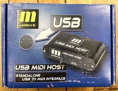 Miditech USB MIDI Host – Standalone USB to MIDI Interface – Brand New Sealed