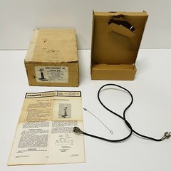 Vintage Shure Brothers Microphone Model # 450 BOX & MANUAL, ACCESSORIES ONLY