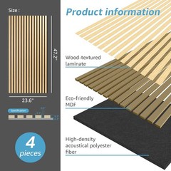 Decorative Sound Insulation Panels – Pack of 4