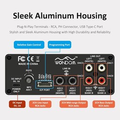 ADAU1701 2.1 4.0 DSP Digital Signal Processing Preamp Crossover 2-in 4-Out To…