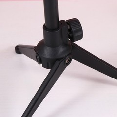 Liftable Microphone Stand Triangle Desktop Microphone Rack Stand for Music