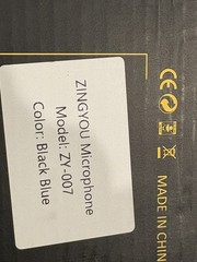ZINGYOU Condenser Microphone Bundle ZY-007 Professional Cardioid Condenser/m