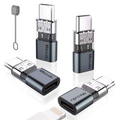 Pack Lightning to USB C Charging Adapter for iPhone 4 Space Grey