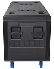Cable Trunk ATA Road Case Heavy Duty Utility Road Trunk Flight Case with Wheels