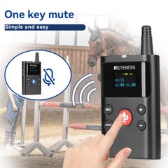 Retekess TT126 Two-Way Tour Guide System Mic Transmitter 5 Receivers Training