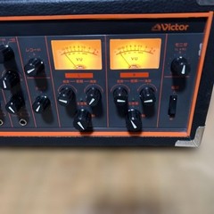 Victor SS-M110 8ch Portable Mixer w/ VU Meters Power On from Japan