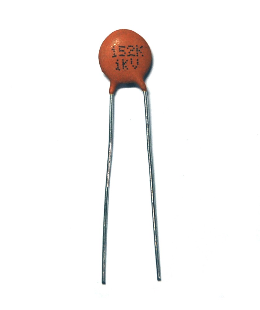 100pc Disc Ceramic Capacitor 152K 152 1500pF 1KV 1000V K ±10% Y5P RoHS Taiwan