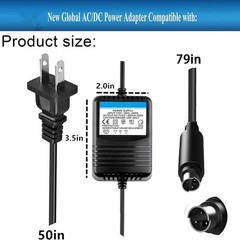 17.5V AC Powe Adapter for Behringer MXUL5 Eurorack UB1202, XENYX-1202 Mixer F…