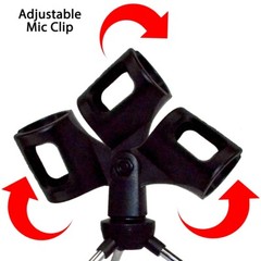 ChromaCast Super Lightweight Collapsible Desktop Microphone Stand | 2 PACK
