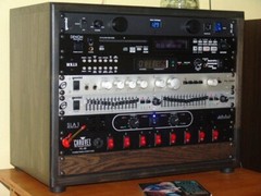 Nice-Racks Handmade Studio Rack, 8U, 12″ depth, choose a stain