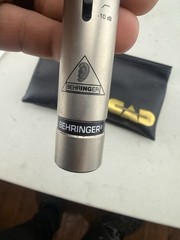 SINGLE MIC Behringer C-2 microphone cardioid condenser studio recording XLR C2