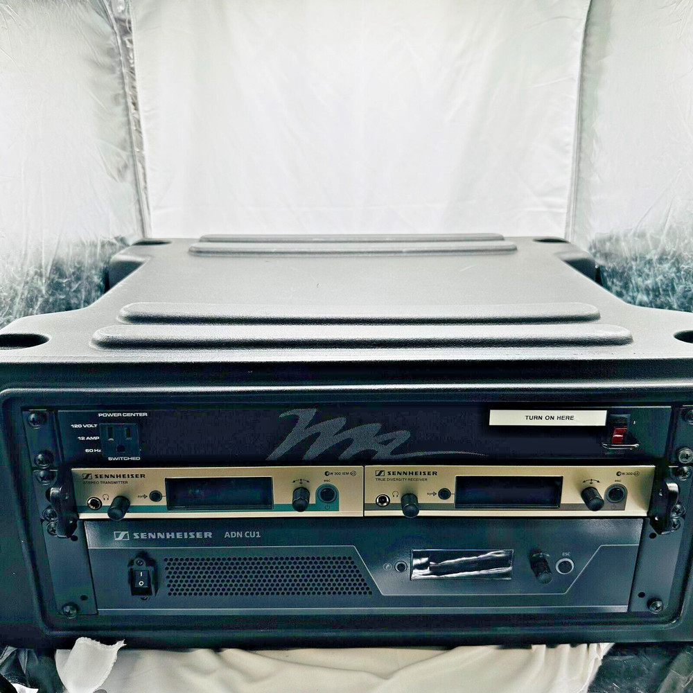 SKB Rack Case W ADN CU1 Unit, Sennheiser EW 300 G3 Receiver & Transmitter READ