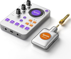 Synido Portable Guitar Audio Interface, 24-bit/96kHZ Audio Adapter