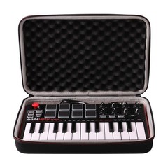 LTGEM Case Compatible with Akai 13.5″ L X 9″ W X 2.8″ H, Black+Grey