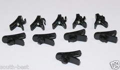 10pcs Lapel Microphone Plastic Grip Clip for earphone Lavalier Clips 1mm-1.5mm