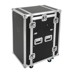 PA DJ Rack, PA DJ Cabinet, Network & Stereo Rack with 4 Wheels