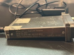 Lectrosonics SRC-A1 Dual UHF Receiver w/2 Antennas, Band A1 (470.100-537.575MHz)