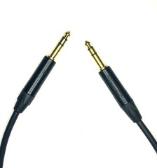 Mogami W2549 Neglex | 1.5 FT | Gold TRS to TRS Balanced Cable | Custom Built