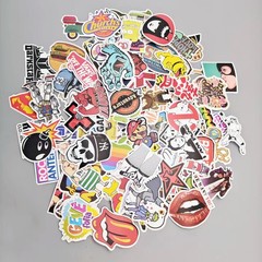 100 Skateboard Stickers Bomb Vinyl Laptop Luggage Decals Dope Sticker Lot NEW US