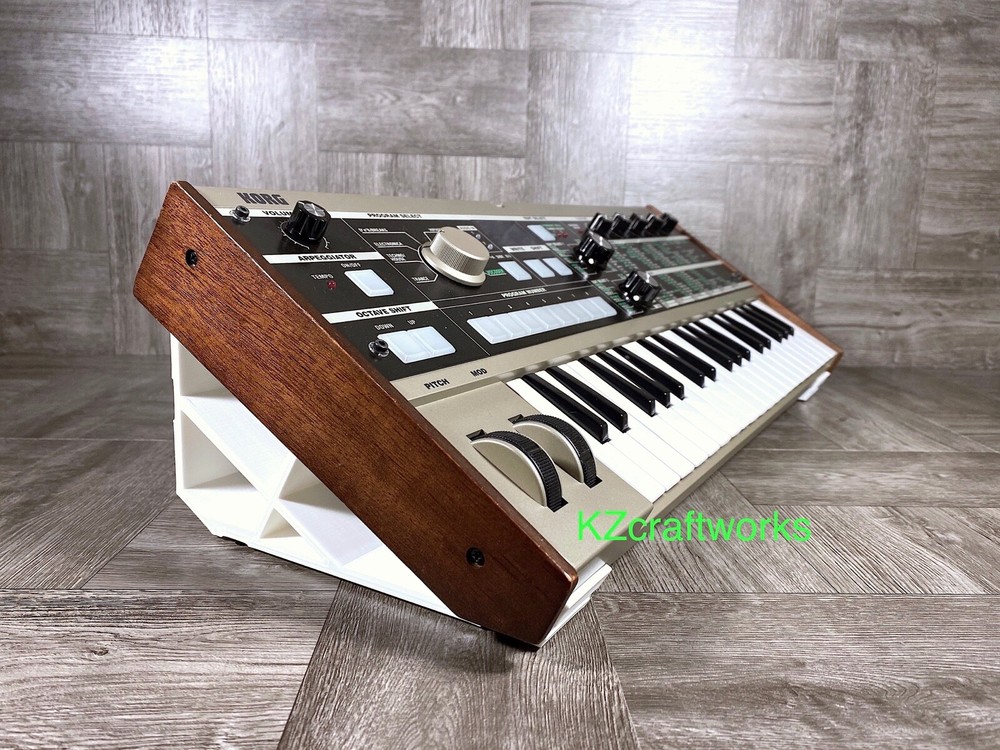 30º Angle Stand for Korg microKORG Synthesizer – Color WHITE – US Seller