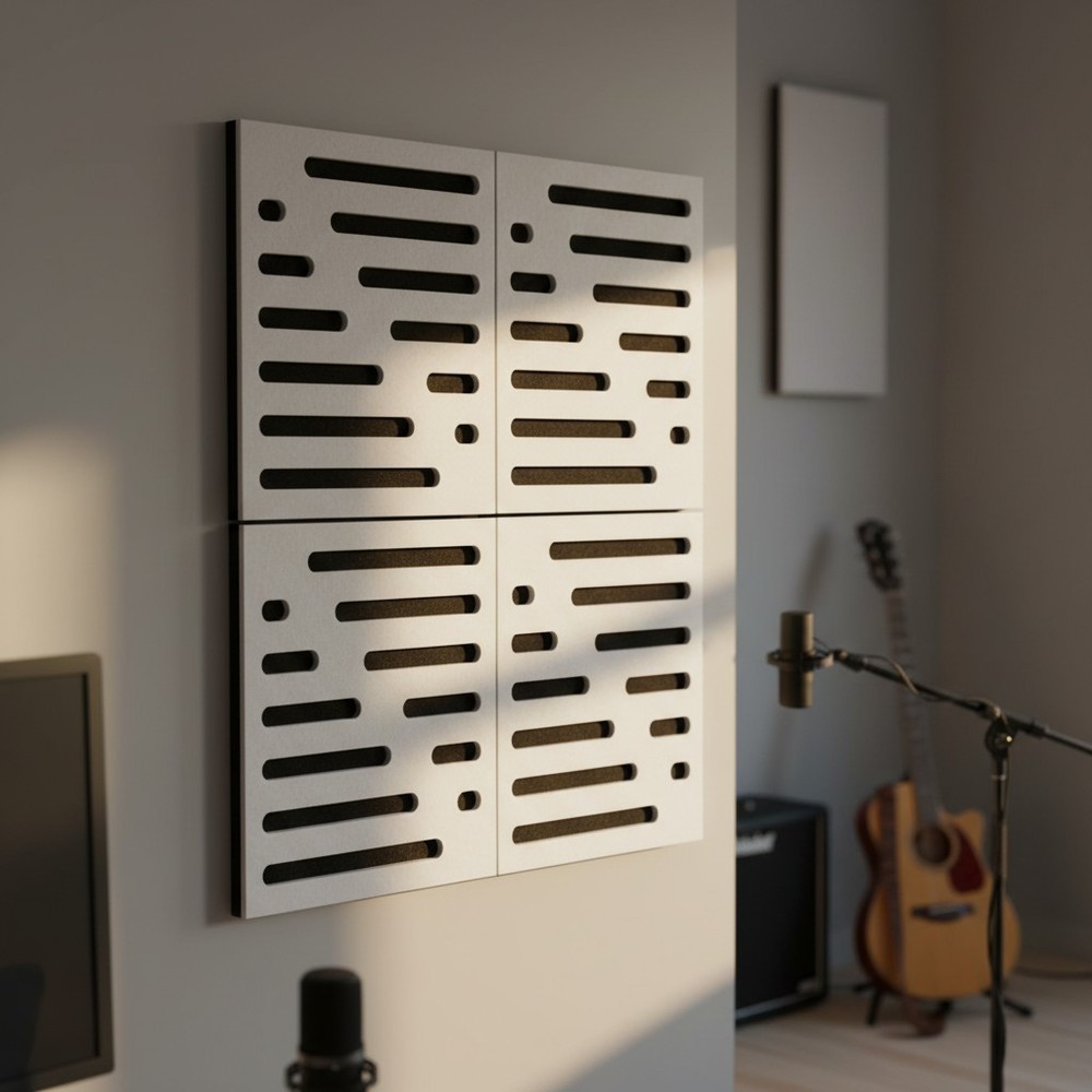 Effortless Soundproofing: 6 Self-Adhesive Panels 16×12 Inch for Studio & Bedroom
