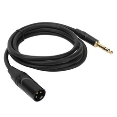 JORINDO XLR Male To 1/4in 6.35mm Male Jack Cable Balanced Signal Microphone Line