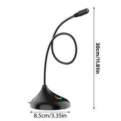 Easy to Use USB Desktop Microphones with 360 Adjustable Stand for Best Sound
