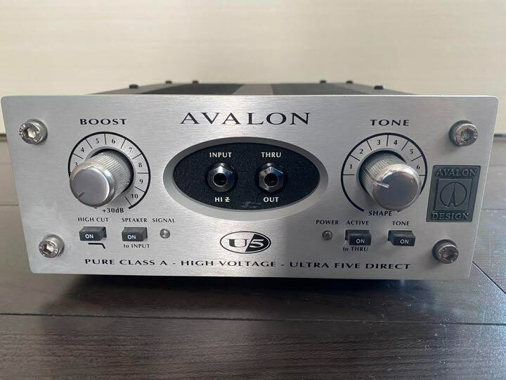 AVALON DESIGN Direct Box U5 Pure Class A Instrument DI-Pre Amplifier Silver