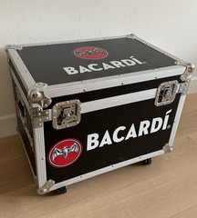 Bacardi Road Case Cooler Trunk w/ Wheels Limited edition