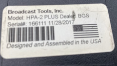 Broadcast Tools HPA-2 PLUS – Distribution Amp ProSoundUniverse