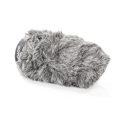 Movo WS-G140 Furry Rigid Windscreen for Mics 18-23mm in Diameter and up to 6.3″