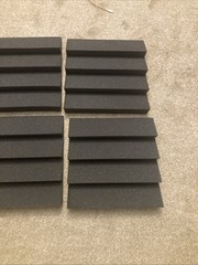 Auralex Studiofoam DST-114 Acoustic Panel 6 Pack – Charcoal Gray New