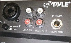 Pyle PAD10MXU 2 Channel Mini Audio Mixer Never Used