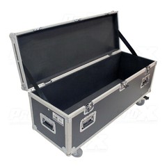 PROX ATA Road Case Utility DJ Trunk w/ Wheels & Foam Lined For Stands /More SALE