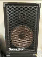 SoundTech Model Passive Wired PA Speaker Cabinet Black Rectangle Pro Audio