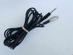 3-Pin Female To Mono Plug Microphone Mic Audio Cable Cord 110V