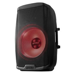 Gemini AS-2115BT-LT-PK 15″ LED Party Light DJ PA Speaker w Stand & Microphone