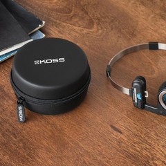 Koss Porta Pro Official Hard Carry Case Black, Hard Shell Construction