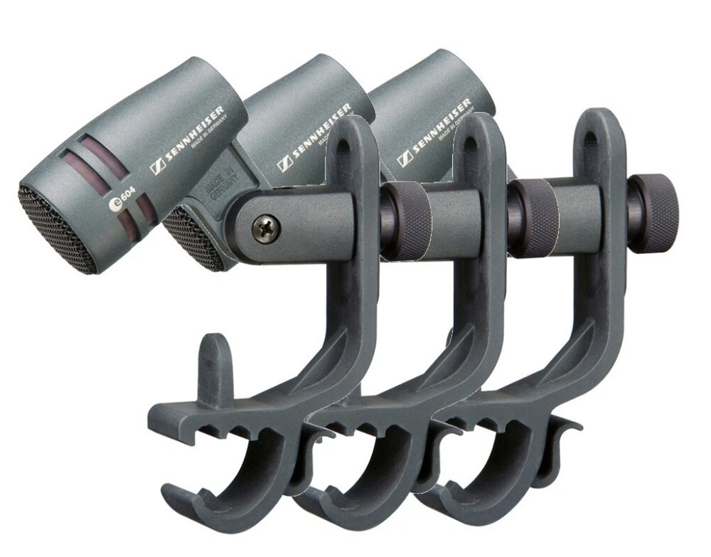 3 Pack Sennheiser e604 Cardioid Instrument Mic Drum Microphone