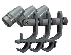 3 Pack Sennheiser e604 Cardioid Instrument Mic Drum Microphone