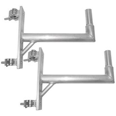 ProX XT-SPMT Aluminum 14-inch Speaker Mounts with Dual Pro Clamps (2 Pack) id…