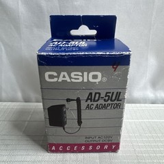 Genuine Casio AD-5UL AC Adapter Keyboard Power Supply 120V AC / 9V DC NEW NOS