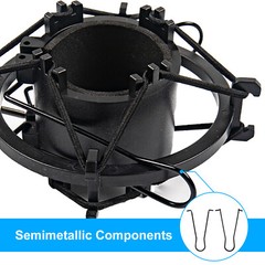 Universal Mic Microphone Shock Mount Clip for Home Studio Podcast Recording