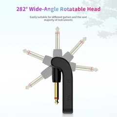 2.4G Guitar System Rechargeable Guitar Transmitter Receiver 48K/16bit1926