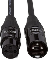 Hosa Hmic-003 REAN XLR3F to Xlr3M Pro Microphone Cable, 3′ 20 AWG x 2 OFC