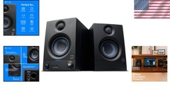 2.1 Speaker System with Subwoofer and Bluetooth Connectivity