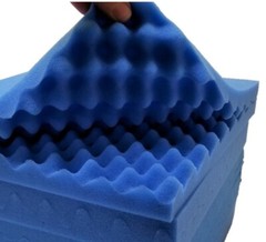 9 pack Acoustic Soundproofing Egg Crate Foam Tiles 1.5″ x 12 x 12 (Blue)
